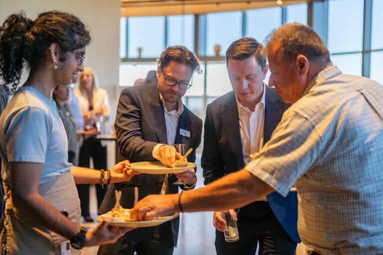 M3 Property client drinks reception at SOL Rooftop Adelaide, service detail